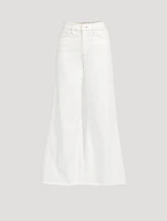 Le Palazzo Crop Wide-Leg Jeans