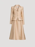 Taffeta Suiting Dress