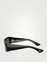 Oliver Peoples x Khaite Rectangular Sunglasses