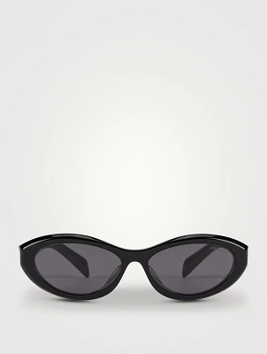 Oval Cat Eye Sunglasses