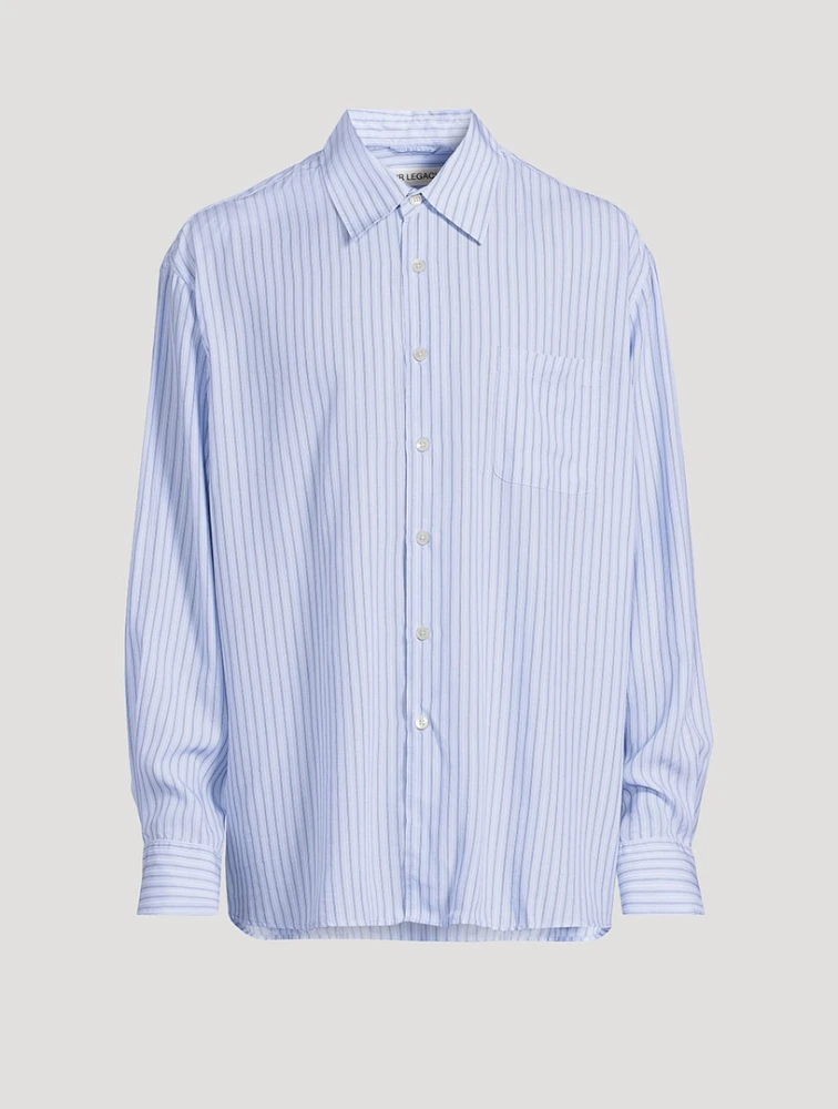 Above Shirt Striped Print