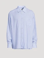 Above Shirt Striped Print