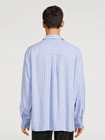 Above Shirt Striped Print