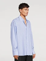 Above Shirt Striped Print