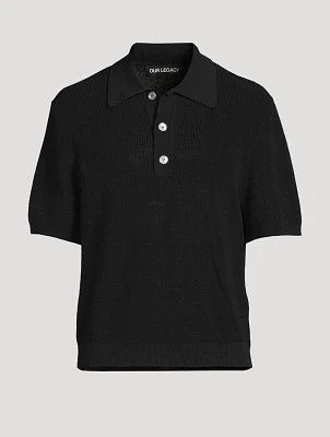 Crispy Cotton-Blend Polo Shirt