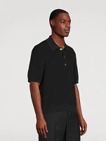 Crispy Cotton-Blend Polo Shirt