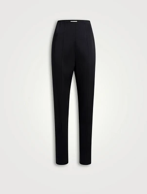 Lenn High-Waisted Cigarette Pants