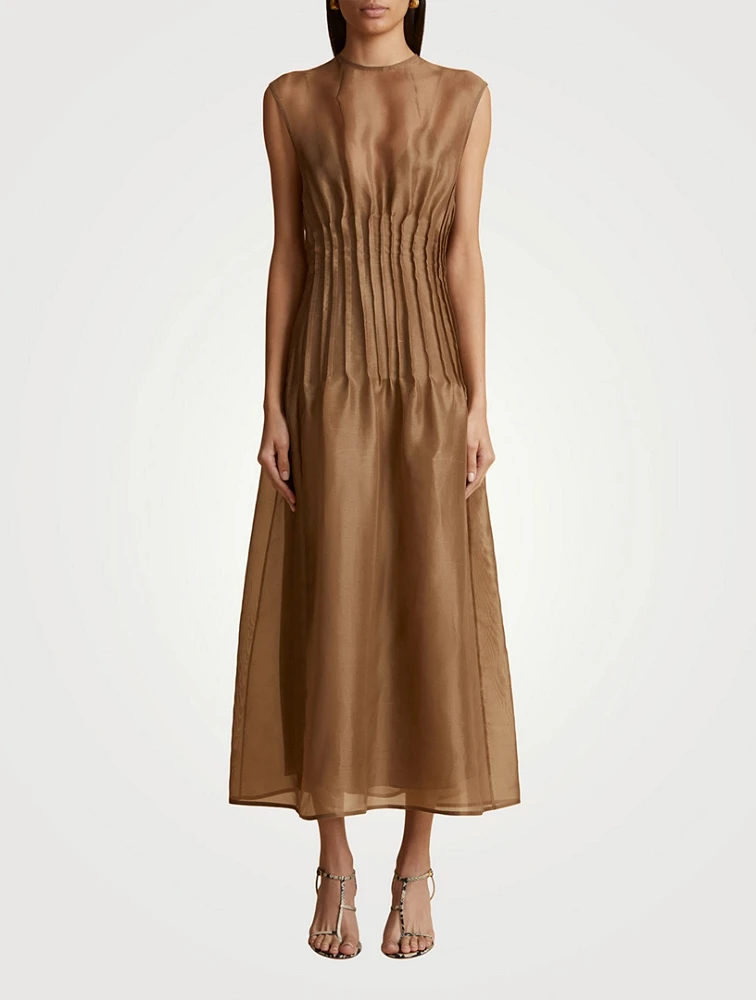 Wes Silk Midi Dress