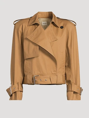The Hammond Cropped Trench Jacket