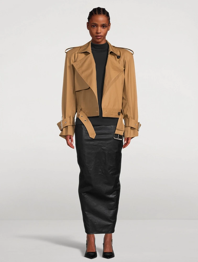 The Hammond Cropped Trench Jacket
