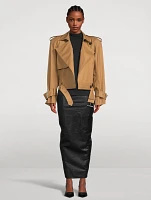 The Hammond Cropped Trench Jacket