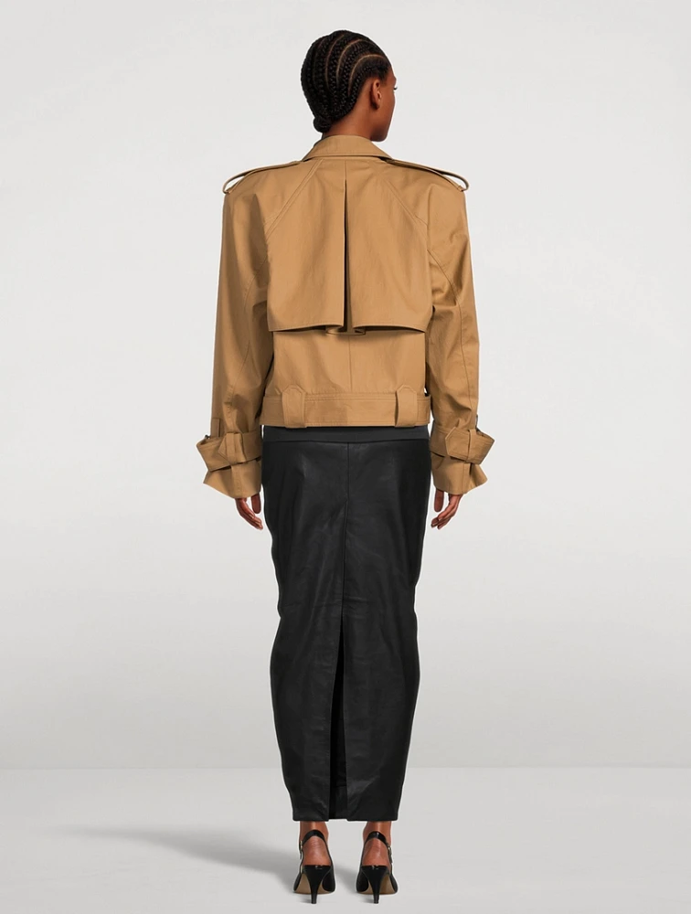 The Hammond Cropped Trench Jacket
