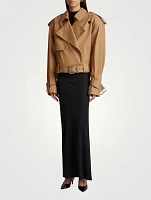 The Hammond Cropped Trench Jacket