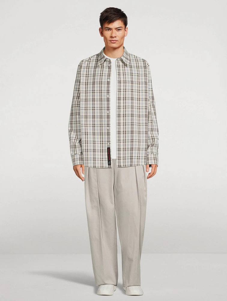 Checked Cotton Shirt