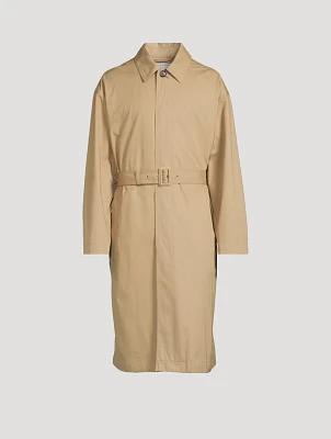 Cotton Twill Trench Coat