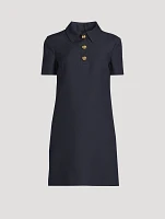 Wool Silk Polo Dress