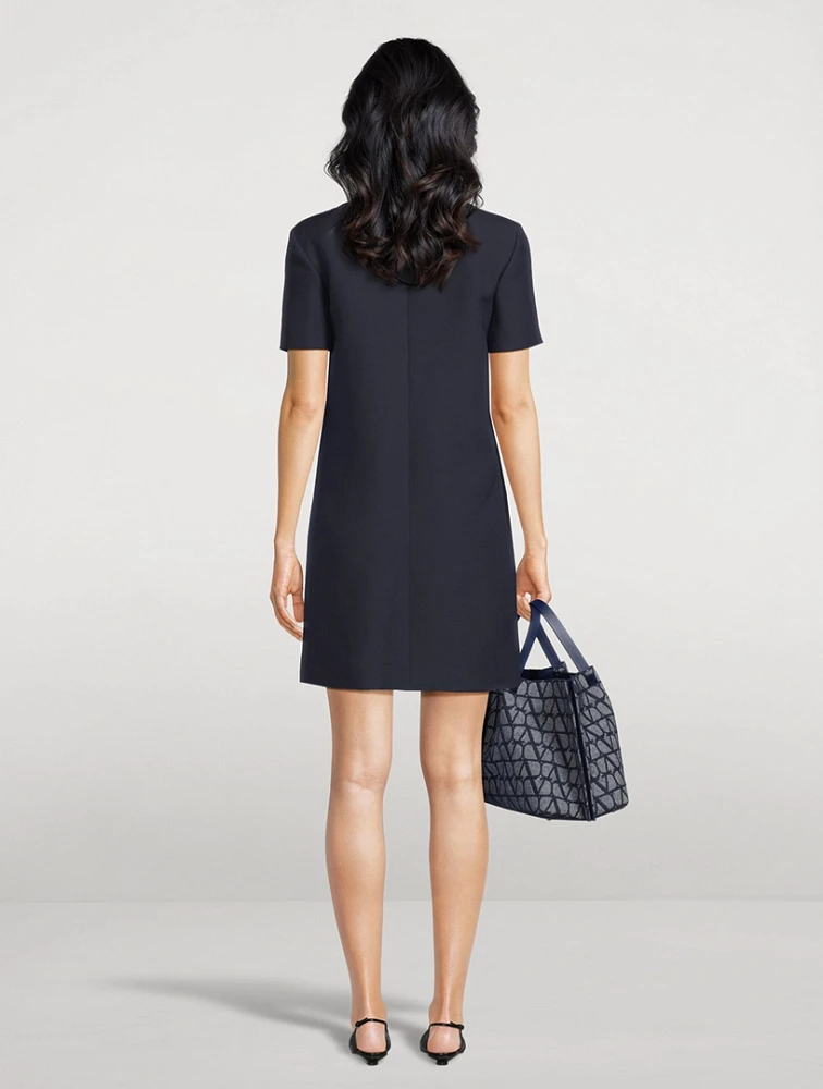 Wool Silk Polo Dress