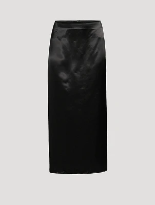 Bartelle Satin Maxi Skirt