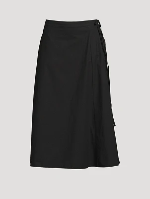 Fleur Cotton Midi Skirt