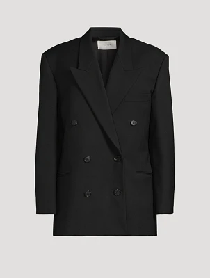 Timoty Double-Breasted Wool Blazer