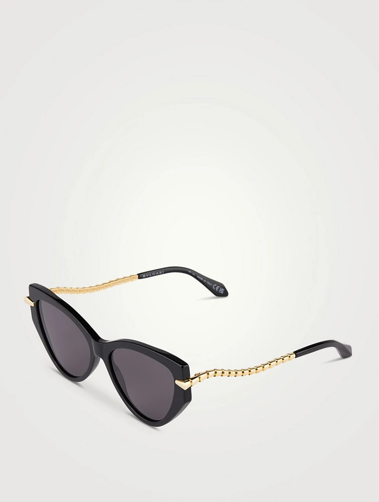 Serpenti Cat Eye Sunglasses