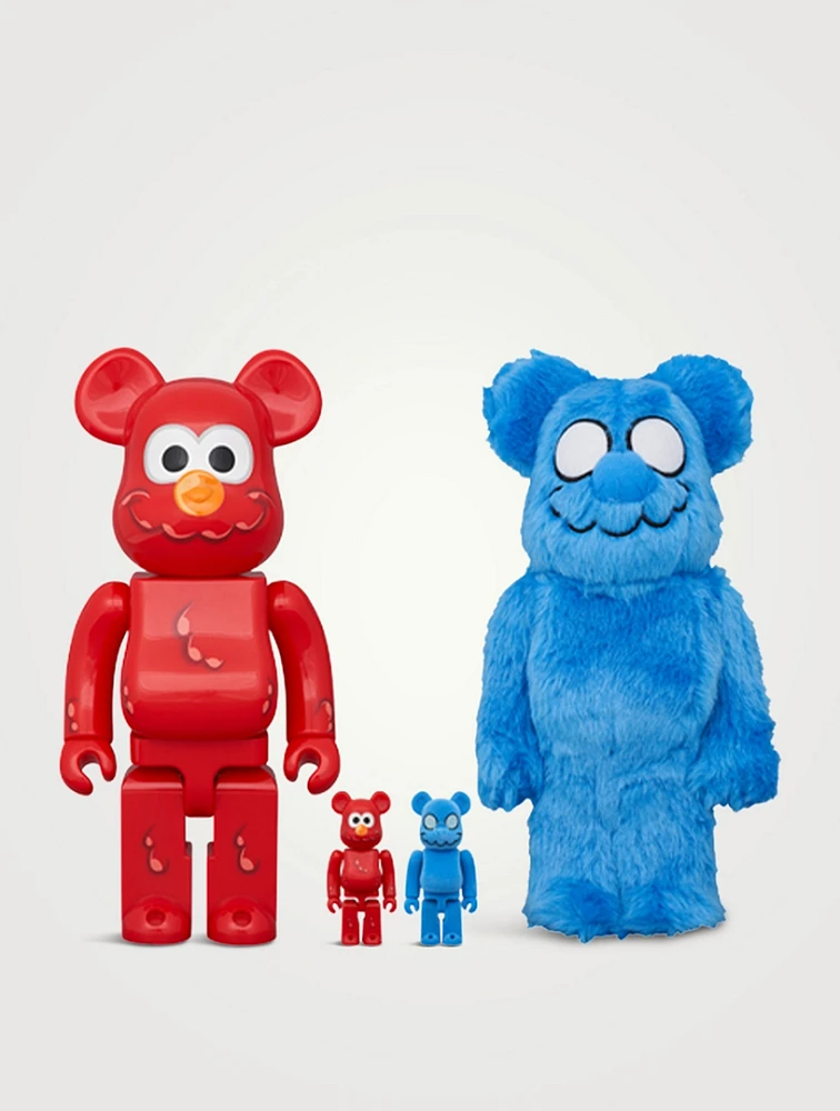 CPD x Sesame Street Elmo 100% & 400% Be@rbrick Set