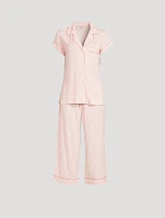 Gisele Printed Cropped Pajama Set