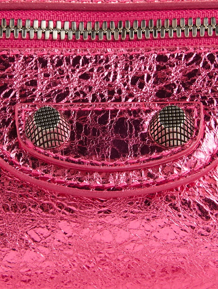 XS Le Cagole Metallic Leather Sling Bag