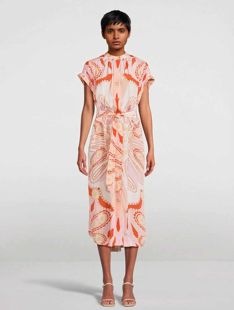 Valerie Caftan Paisley Print