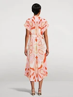 Valerie Caftan Paisley Print