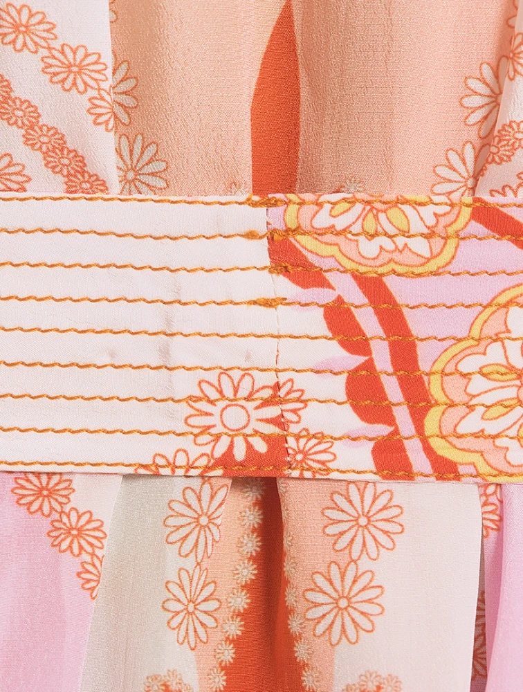 Valerie Caftan Paisley Print