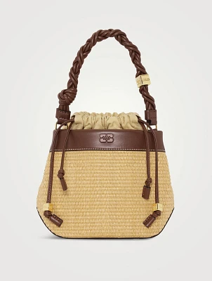 Bou Raffia Bucket Bag