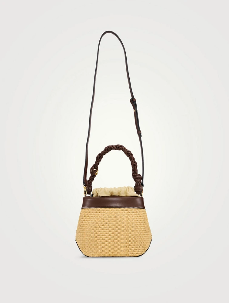 Bou Raffia Bucket Bag