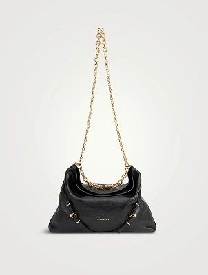 Medium Voyou Chain Leather Shoulder Bag