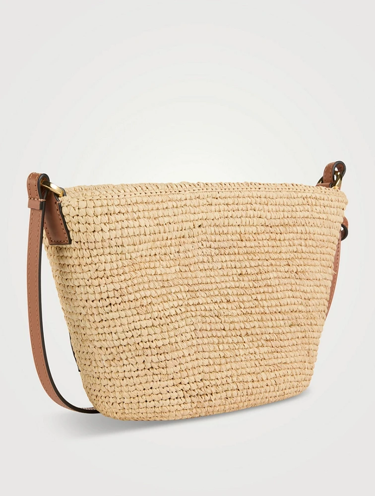 Loewe x Paula's Ibiza Slit Raffia Crossbody Bag