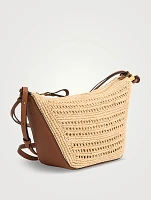 Loewe x Paula's Ibiza Mini Hammock Raffia Shoulder Bag