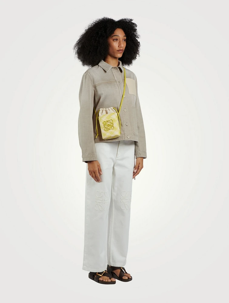 Loewe x Paula's Ibiza Anagram Iraca Crossbody Bag