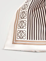 Loewe x Paula's Ibiza Drawstring Pouch In Stripe Print