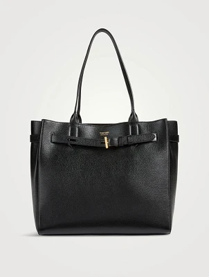 Medium Audrey Leather Tote Bag