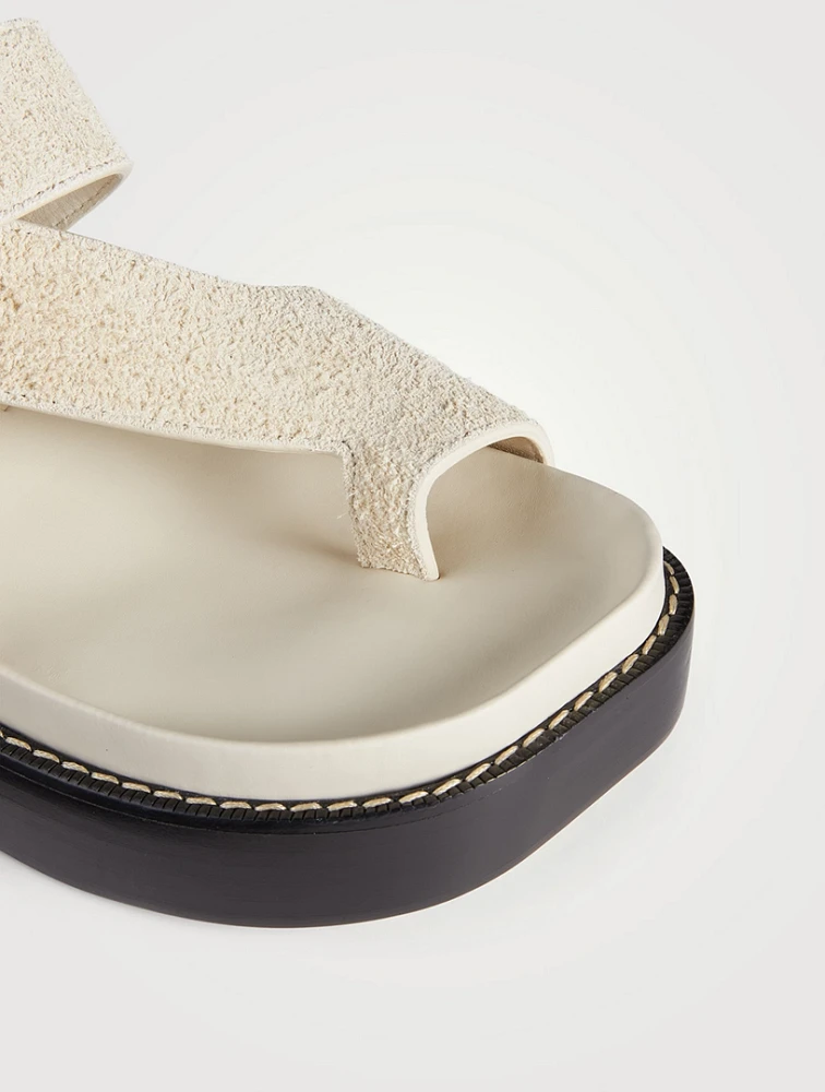 Ease Suede Heeled Slingback Sandals