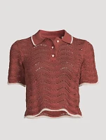 Sabah Open-Knit Polo