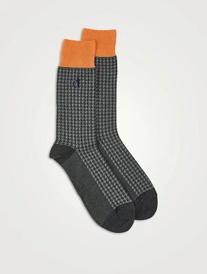 Jermyn St. Houndstooth Socks