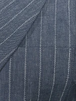 Single-Breasted Blazer Stripe Print