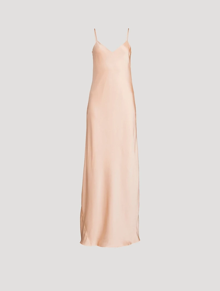 Provence Satin Slip Dress