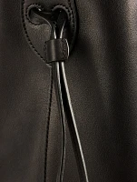 Belvedere Leather Bucket Bag