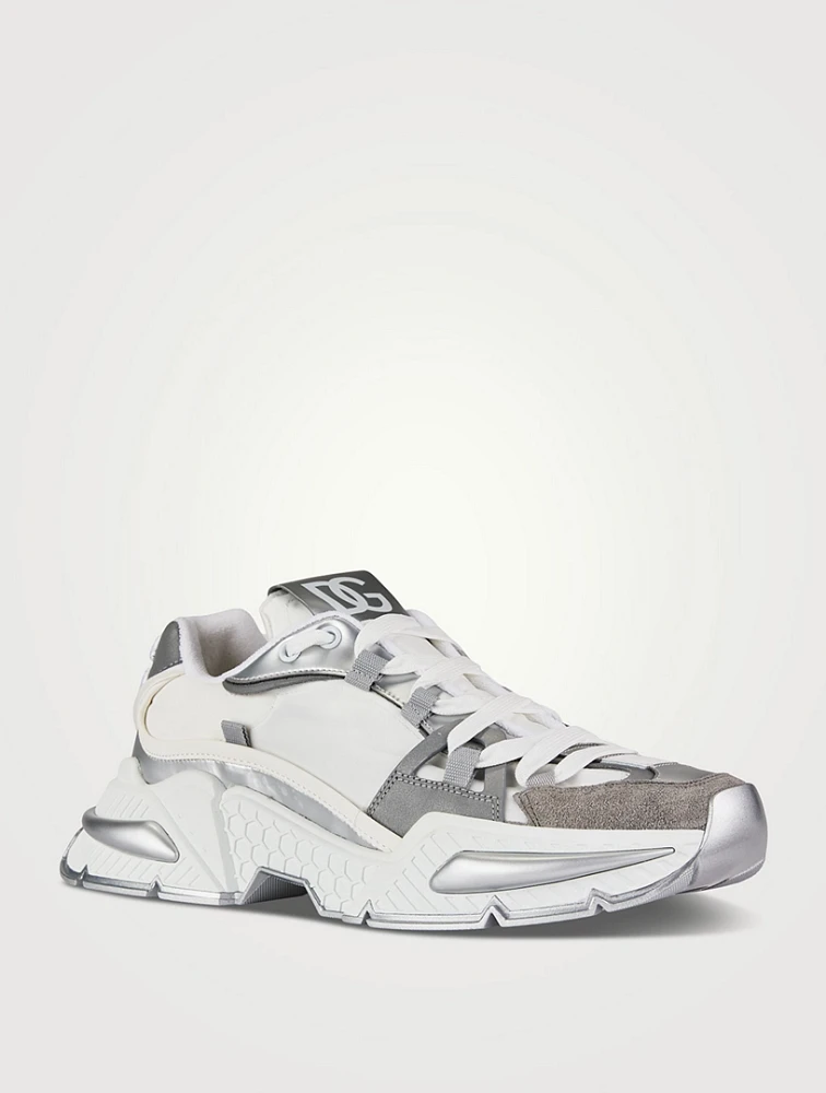 Airmaster Mixed-Material Sneakers