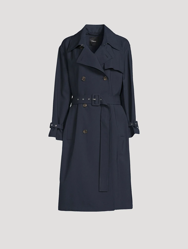 Double-Breasted Trench Coat