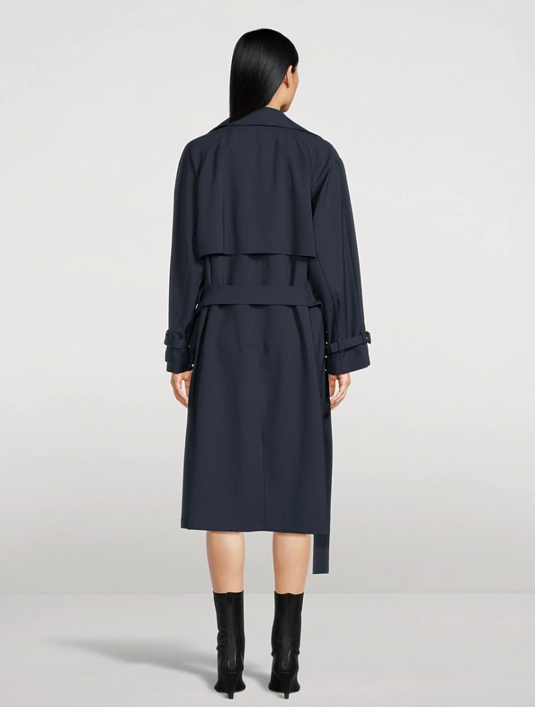 Double-Breasted Trench Coat