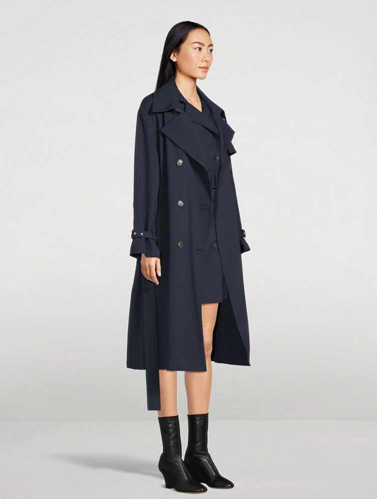 Double-Breasted Trench Coat