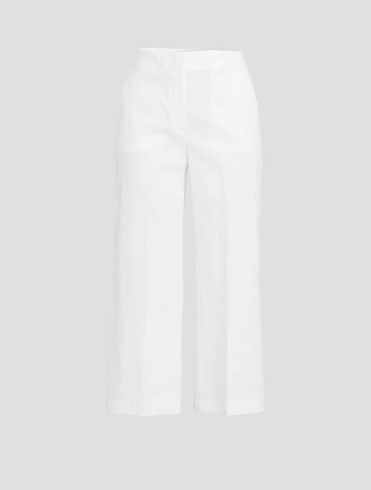 Terena Good Linen Wide-Leg Trousers